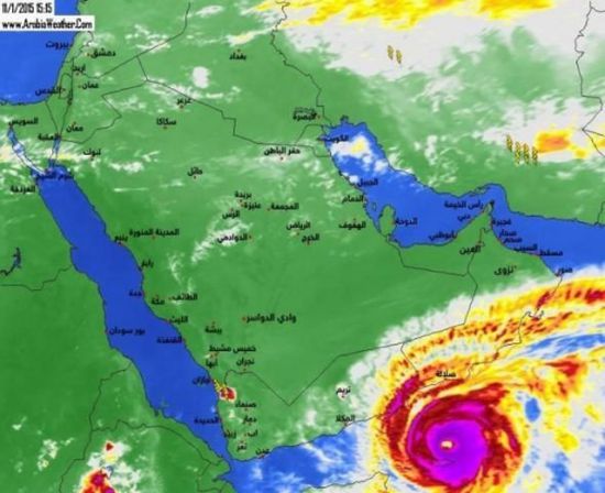  خلال أيام.. إعصار من الدرجة الأولى يصل مناطق يمنية وسعودية