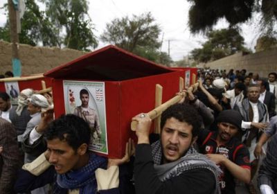 وصول عشرات الجثث لمليشيا الحوثي إلى مدينة حجة  قادمة من مواقع المواجهات شمال المحافظة