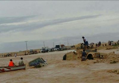 وفاة 4 أشخاص وفقدان آخرين جراء تدفق السيول في المهرة