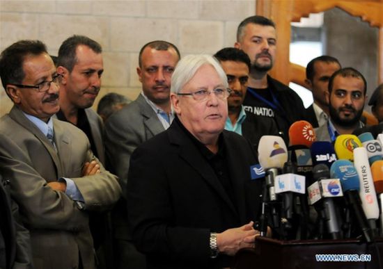 المبعوث الأممي مارتن غريفيث يصل صنعاء للمرة الثانية للقاء قادة ميليشيا الحوثي