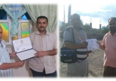 مؤسسة الطاقة التنموية بالضالع تواصل برنامج تكريم الشخصيات الاجتماعية في اطار مشروع نشر السلم الاجتماعي