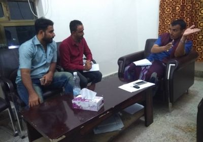 محروس يلتقي بالفريق الهندسي المكلف من وزارة الأشغال بالنزول إلى سقطرى