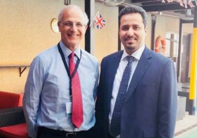 الحالمي يلتقي السفير البريطاني لدى اليمن ويناقش معه المستجدات على الساحة الجنوبية