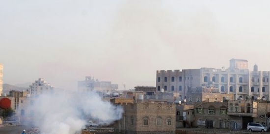 غارات جوية للتحالف على المقر السياسي للحوثيين في صنعاء‎