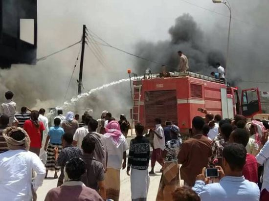 الدفاع المدني بالمهرة يتمكن من إخماد حريق بمدينة الغيضة 