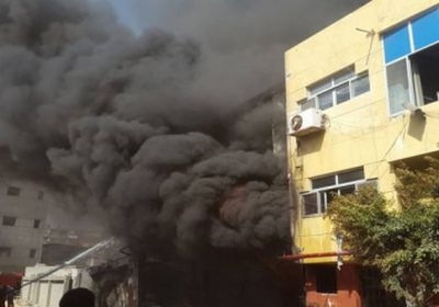  حريق يلتهم 3 مصانع في محافظة الإسكندرية‎ المصرية