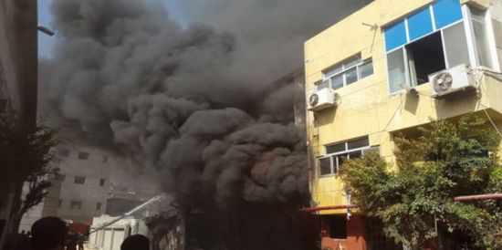  حريق يلتهم 3 مصانع في محافظة الإسكندرية‎ المصرية