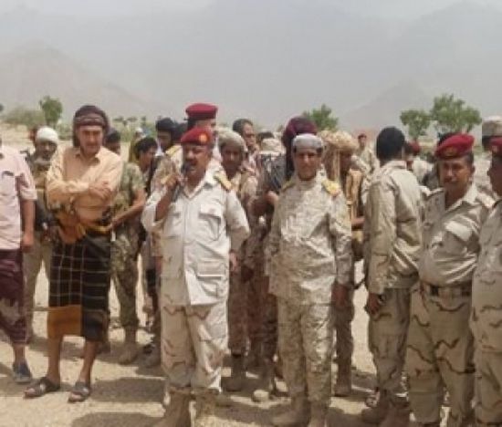 قائد المنطقة العسكرية الرابعة اللواء فضل حسن يتفقد اللواء 115 بلودر