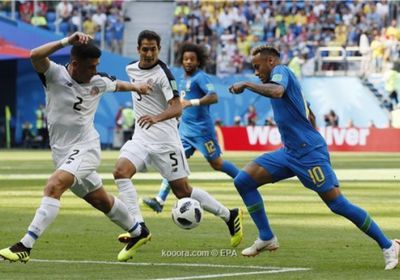 كأس العالم 2018.. الوقت بدل الضائع يمنح البرازيل فوزها الأوّل