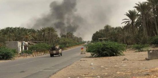 التصدي لمحاولات تسلل يائسة للحوثيين في مطار الحديدة و المجيلس وشرق حيس
