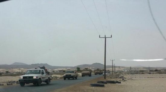قوات النخبة الشبوانية بمحور حراد تدين واقعة رفع علم الوحدة اليمنية 