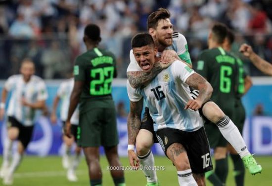 كأس العالم 2018 .. الأرجنتين إلى ثمن نهائي المونديال بفوز قاتل على نيجيريا