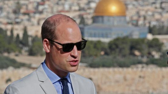 الأمير وليام يزور الأماكن المقدسة وقبر جدته الكبرى في القدس