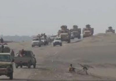 الجيش الوطني يدفع بتعزيزات كبرى نحو كرش والحديده والسد المنيع لكهبوب