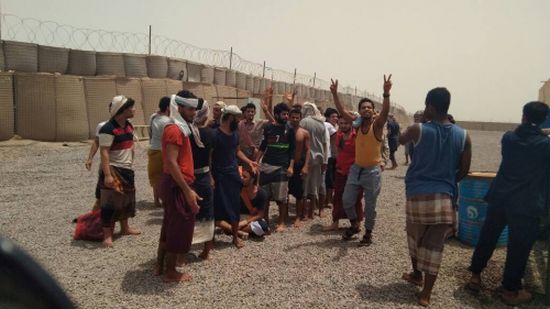 منظمة حق تشهد عملية افراج لـ 46 سجيناً من نزلاء سجن بئراحمد بعدن