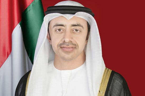 عبدالله بن زايد: تدخلنا بناءاً على طلب الرئيس الشرعي وعلى الحوثيين الانسحاب الكامل من الأراضي التي سيطروا عليها