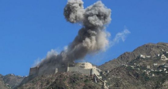 قصف صاروخي ومدفعي يستهدف مواقع الميليشيا في رازح وشدا بصعدة