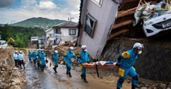اليابان.. السيول تقتل 155 شخصاً في أسوأ طقس منذ 36 عاماً