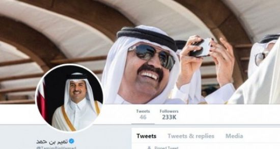 مليون و700 ألف متابع وهمي لحساب أمير قطر على تويتر