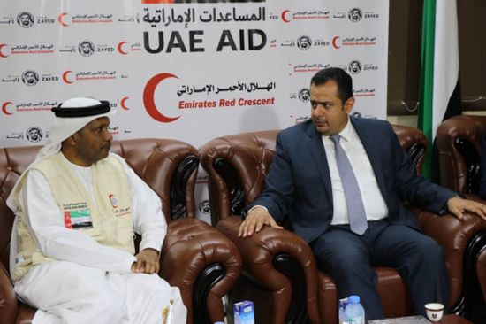 وزير الأشغال يبحث مع الهلال الاحمر الإماراتي مجالات التعاون المشترك