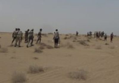 العثور على عبوة ناسفة من مخلفات مليشيات الحوثي في خط بيحان
