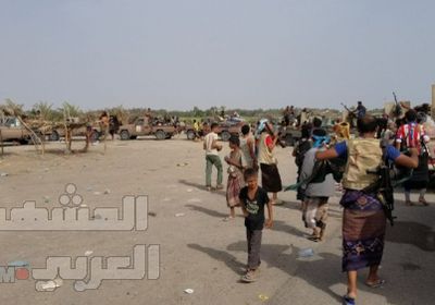 ألوية العمالقة تواصل تحرير مناطق مديرية الدريهمي من الحوثيين