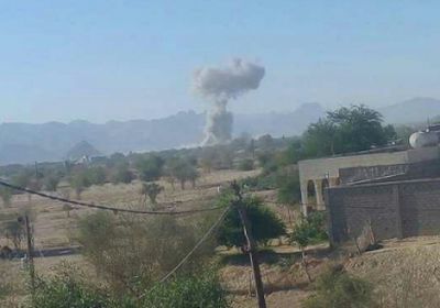 طائرات التحالف العربي تدمر مخزن أسلحة للحوثيين في الحديدة