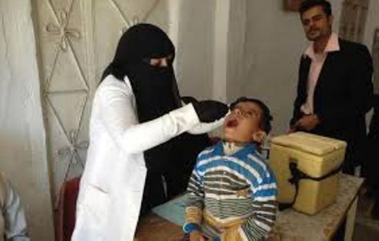 تحصين 92% من أطفال حضرموت ضد شلل الأطفال