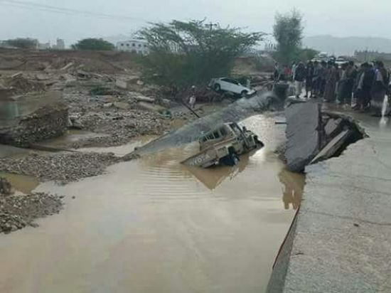 شاهد سيول وادي الرحب بمديرية السلفية في ريمة 