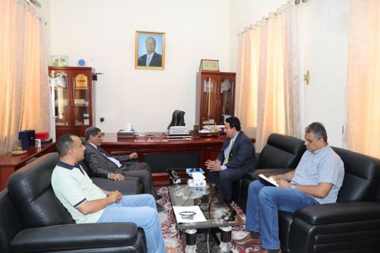 محافظ حضرموت يلتقي مسؤول الشراكة بمكتب الأمم المتحدة باليمن لخدمات المشاريع