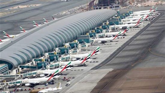 شاهد مطار دبي بعد مزاعم الحوثيين بإستهدافه