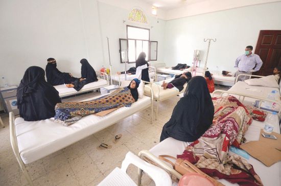 الأمم المتحدة.. حالات الإصابة بالكوليرا تزايدت خلال الشهرين الماضيين في اليمن