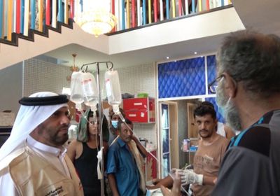 وفد الهلال الأحمر الإماراتي يتفقد أحوال مستشفى الدريهمي