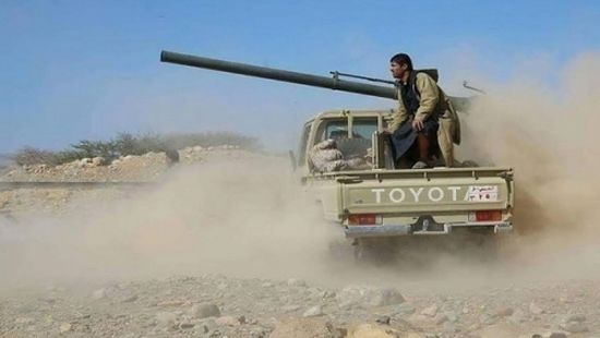 قصف لتعزيزات المليشيات الحوثية بتعز