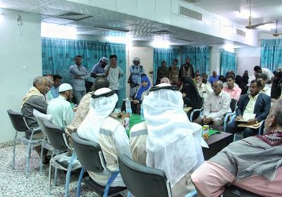 ممثل الهلال الإماراتي يشارك في لقاء جمع المنظمات الدولية في أبين