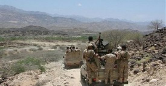 قوات الشرعية تحرر سلسلة جبال العظيدة في باقم