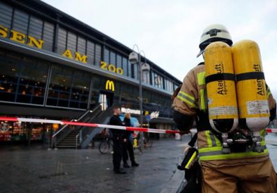 اندلاع حريق هائل في قطار فائق السرعة بألمانيا