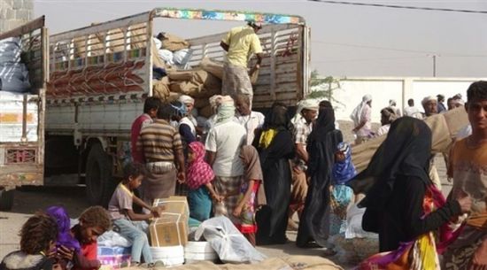 مليشيا الحوثي تتسبب بتشريد 2 مليون يمني من مناطقهم