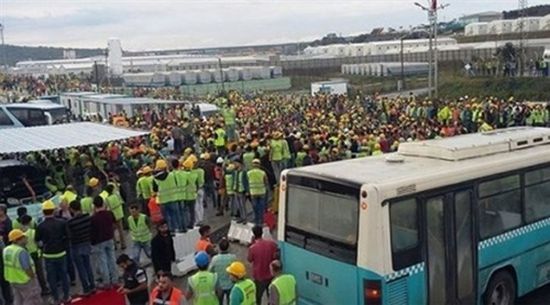 إضراب العمال بمطار إسطنبول الجديد يؤجل افتتاحه