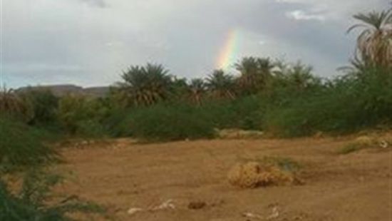بالصور سقوط أمطار خفيفة على محافظة حضرموت