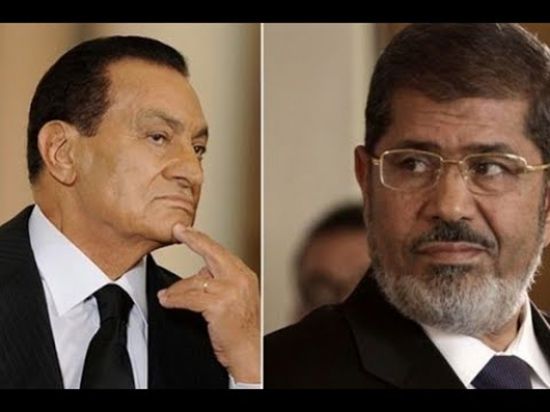 لأول مرة مبارك ومرسي في المحكمة