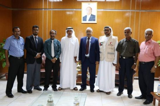 تفاصيل لقاء مدير العمليات الإنسانية لدولة الإمارات بمسؤولي جامعة عدن 
