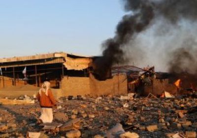 التحالف يقصف مواقع لمليشيا الحوثي في رازح