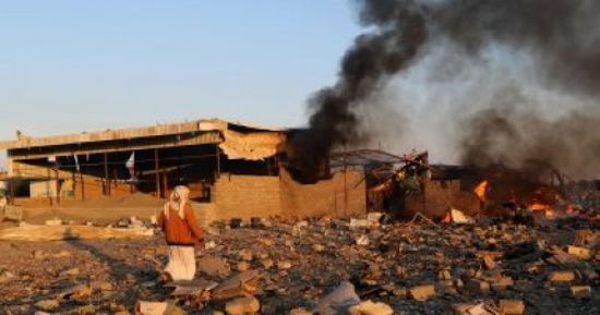 التحالف يقصف مواقع لمليشيا الحوثي في رازح
