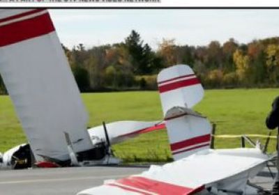 تحطم طائرتين في أجواء العاصمة الكندية