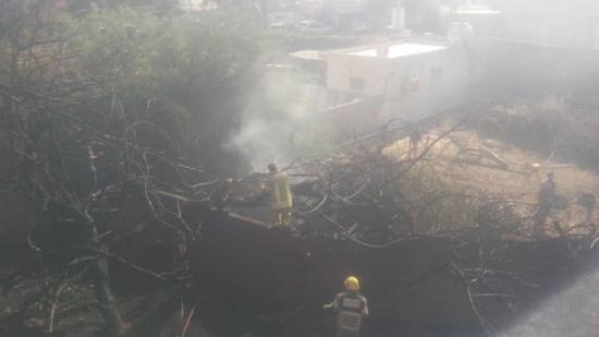 عاجل: حريق هائل بالعاصمة عدن 