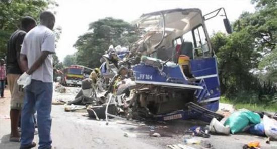 حادث تصادم يحصد 47 على الأقل في زيمبابوي