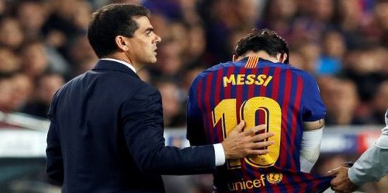 برشلونة يقرر ترك موعد عودة ميسي للملاعب لهذا الشخص 