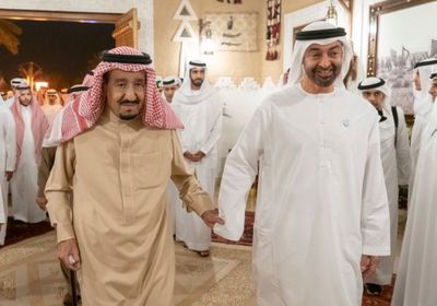 شاهد.. الشيخ محمد بن زايد ينشر صور لقاءه بالعاهل السعودي