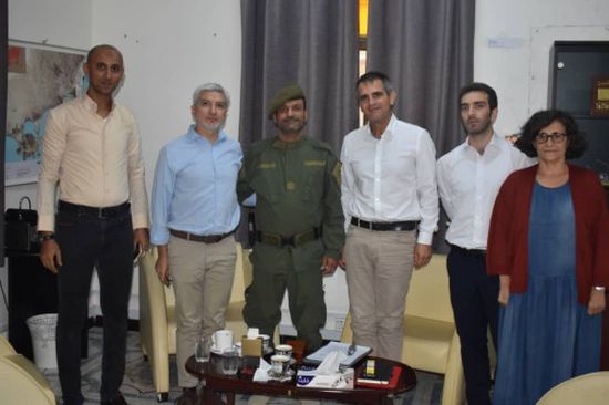 مدير أمن عدن يلتقي رئيس لجنة الصليب الأحمر الدولي الجديد  ونائبه في عدن 